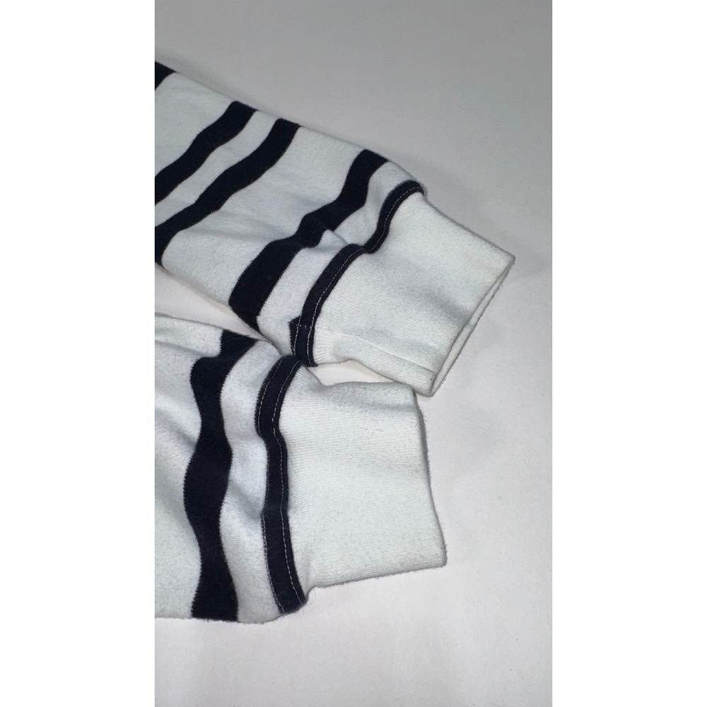 Nautica Long Sleeve Shirt Mens Super Soft XL Cotton Vintage 90s Striped Polo - Picture 6 of 8